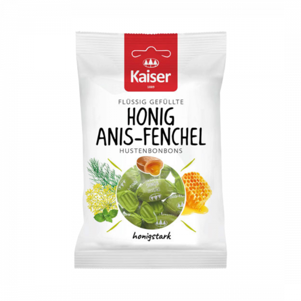 Kaiser Honig-Anis-Fenchel, Hustenbonbons, 90 Gramm